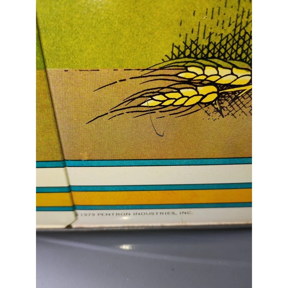 Vintage Cake Tin Ballonoff  - 1979 Pentron Industries & Bread Box Set Matching
